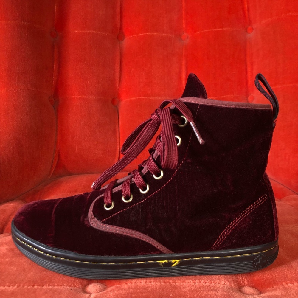 Dr. Martens Velvet with Bouncing Soles